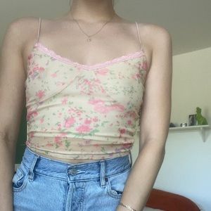 Floral crop top